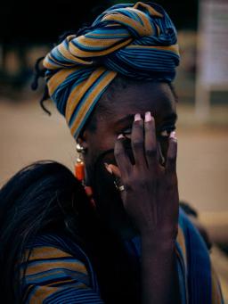 Foulard Kente Soie