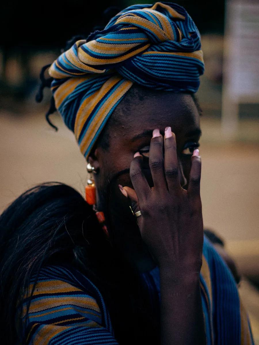 Foulard Kente Soie