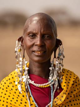 Collier Wax & Perles Baoulé